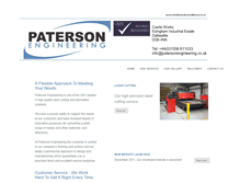 Tablet Screenshot of patersonengineering.co.uk